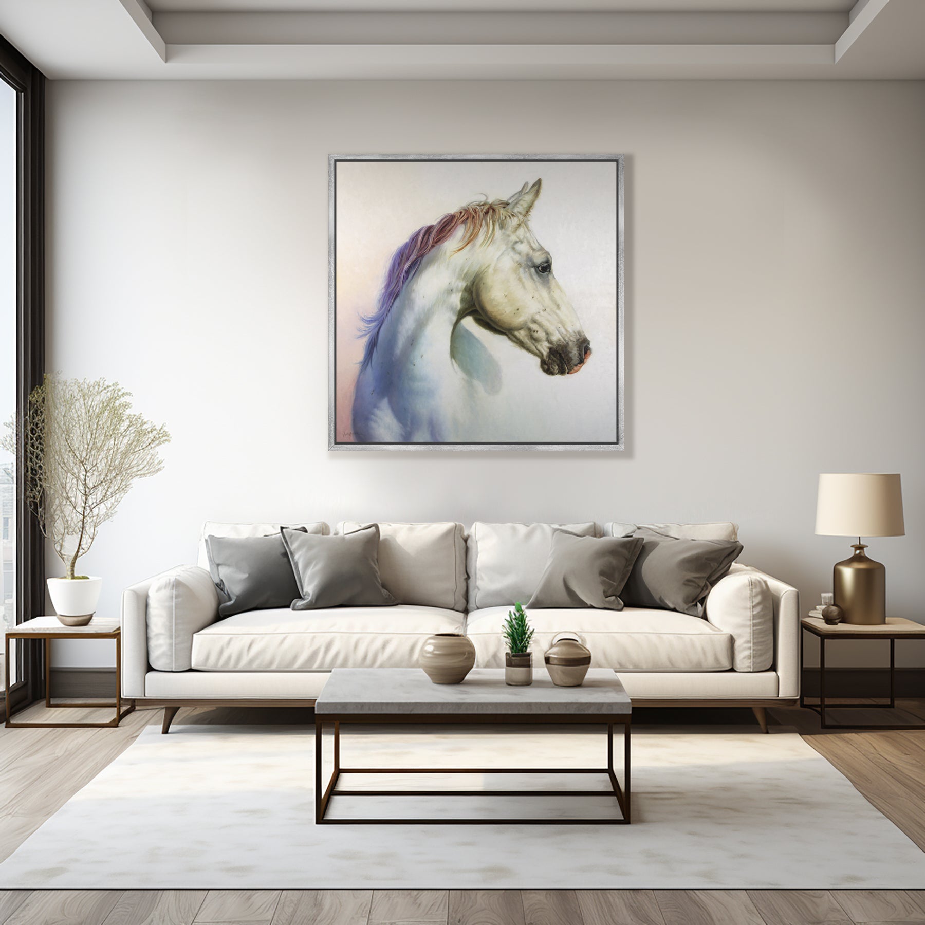 Spirit Horse ~ Square Canvas Edition Print