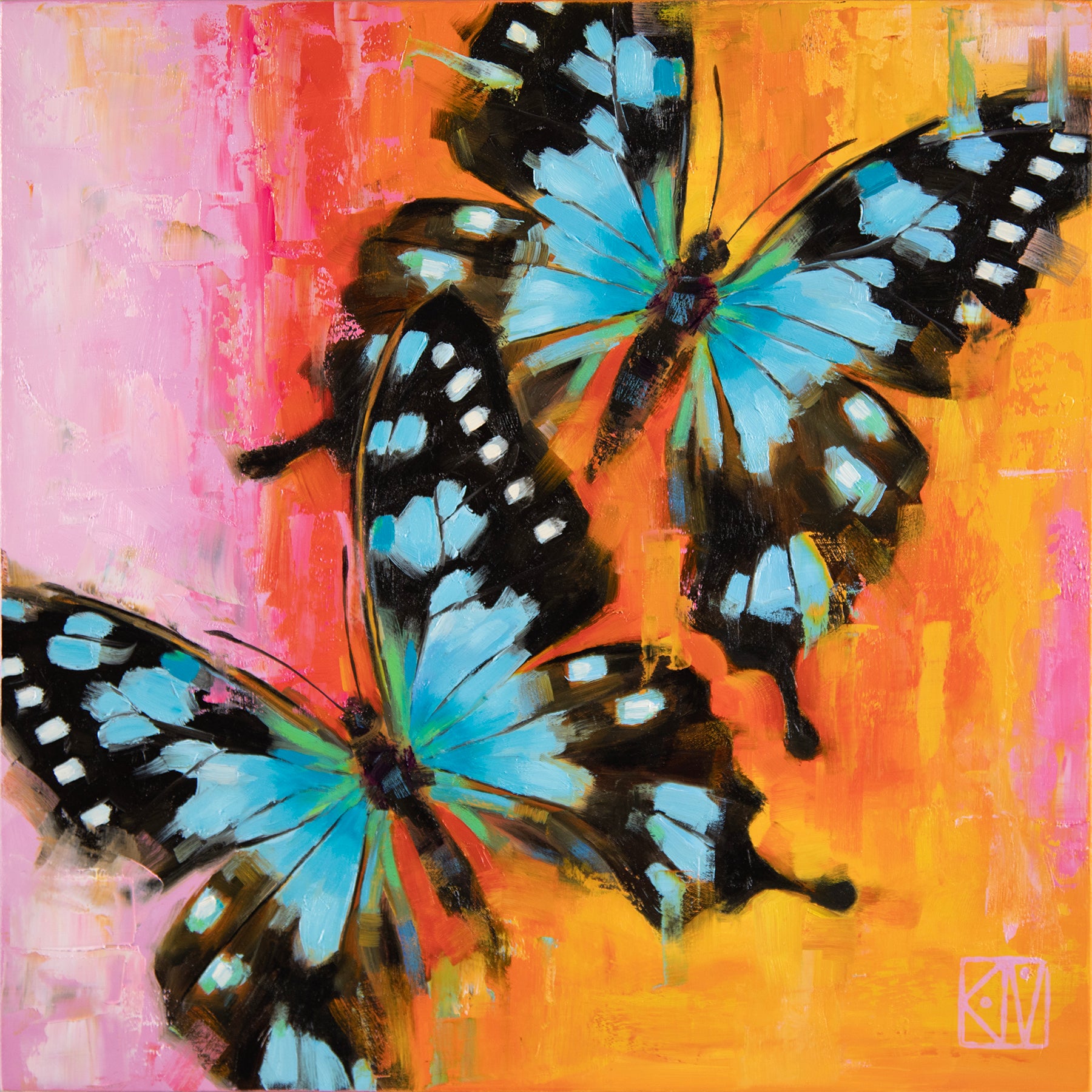 Stresemann's Swallowtail ~ Original Oil Painting