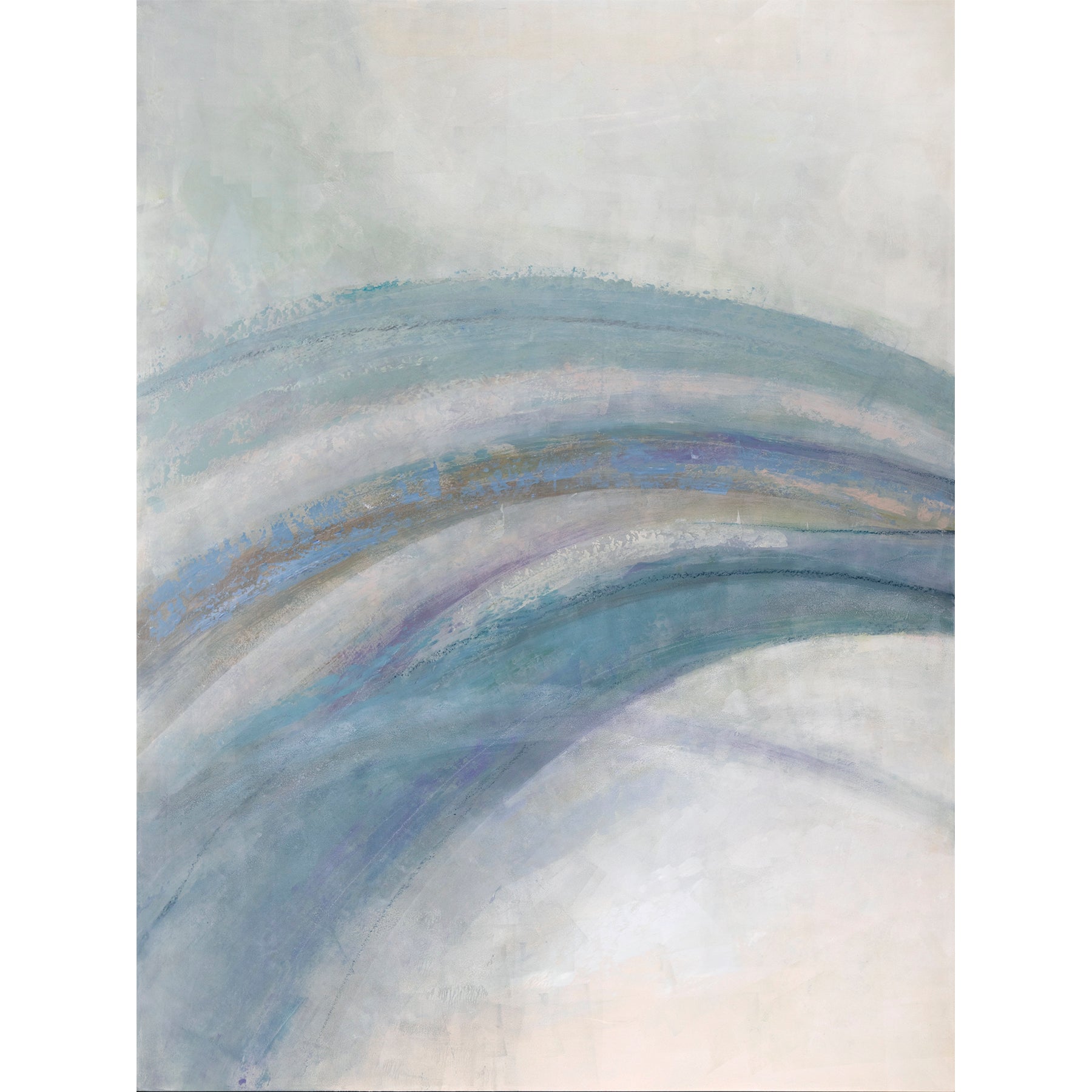 Flowing ~ 40"x94" Triptych ~ Original oil painting on 3 panels