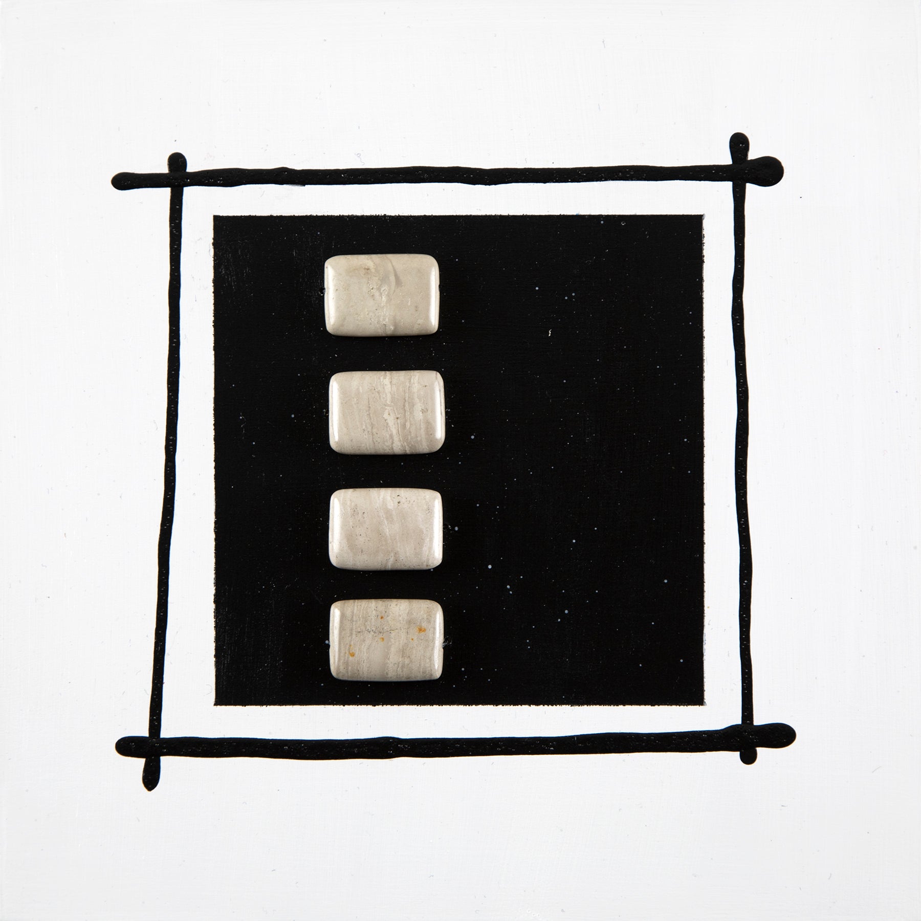 Keepsakes ~ 8"x8" each ~ Original paintings with beads on panel