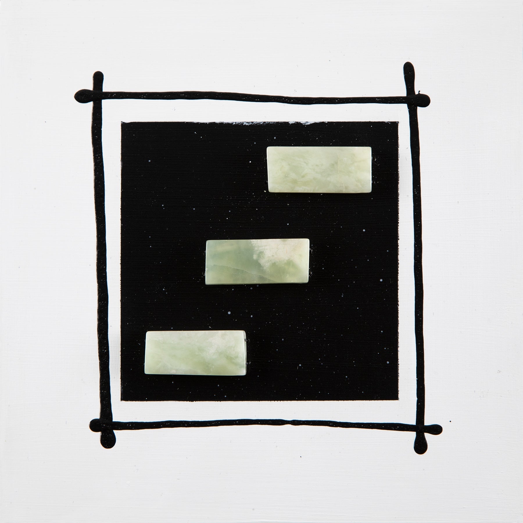 Keepsakes ~ 8"x8" each ~ Original paintings with beads on panel