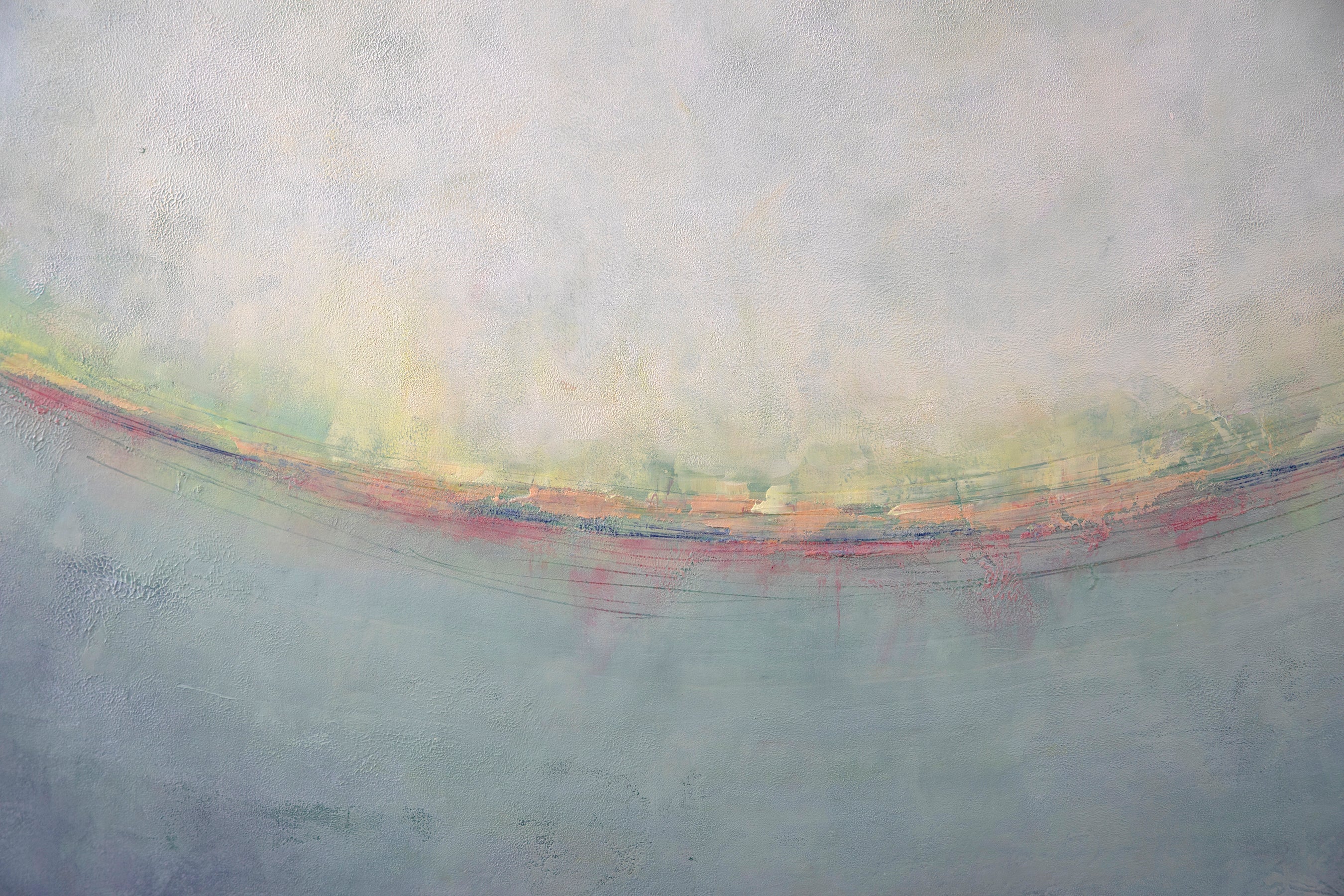 Listening To Mozart ~ 30"x30" ~ Original oil painting on panel