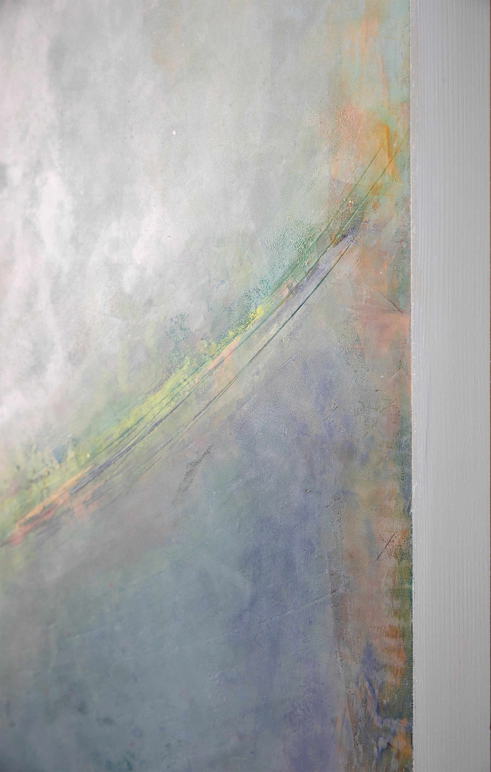 Listening To Mozart ~ 30"x30" ~ Original oil painting on panel